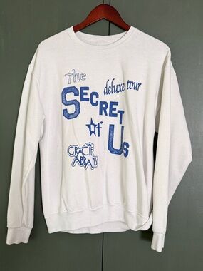 'The Secret of Us' White Crewneck Sweatshirt